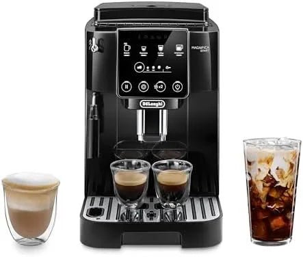 De’Longhi Magnifica Start Automatic Espresso Machine with Manual Milk Frother & Built in Grinder – 3 One-Touch Recipes, Easy-to-Clean, Home Barista Coffee Maker for Lattes, Cappuccino, Iced Coffees - Prioka