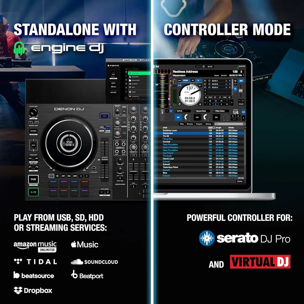 Denon DJ SC LIVE 4 4-Decks Standalones DJ - Prioka