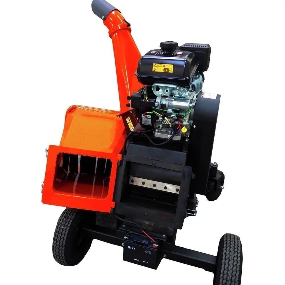 Detail K2 Opc566E 6 in – 14HP Kinetic Wood Chipper with Electric Start and Auto Blade Feed KOHLER CH440 Command PRO Commercial Gas Engine - Prioka