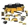 20-Volt Max Lithium-Ion 10-Tool Cordless Combo Kit with Two 2.0 Ah Batteries, Charger and 2 Bags