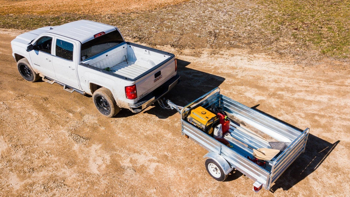 DK2 4.5-ft x 7.5-ft Steel Utility Trailer ( 1295-lb Capacity ) 2491712 - Prioka