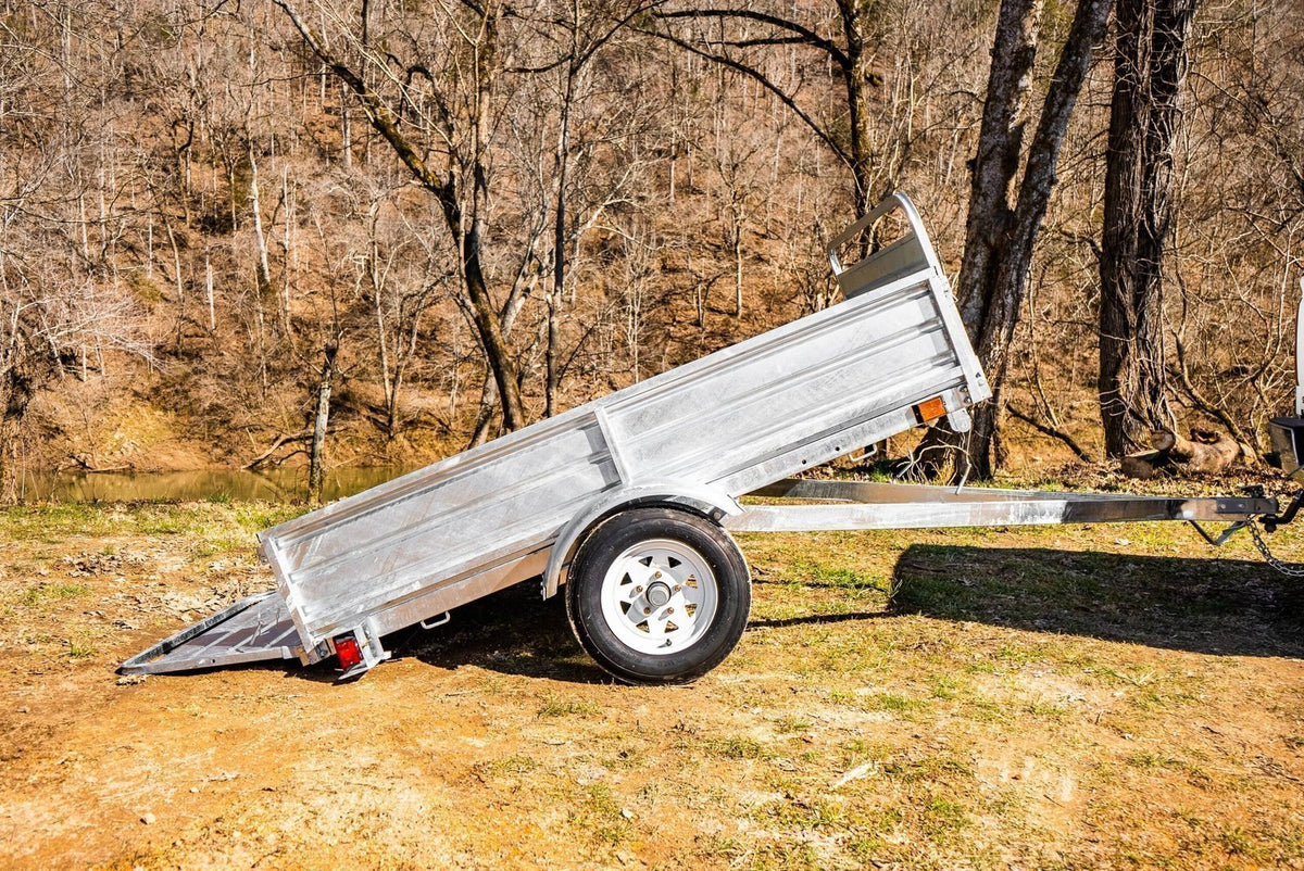 DK2 4.5-ft x 7.5-ft Steel Utility Trailer ( 1295-lb Capacity ) 2491712 - Prioka
