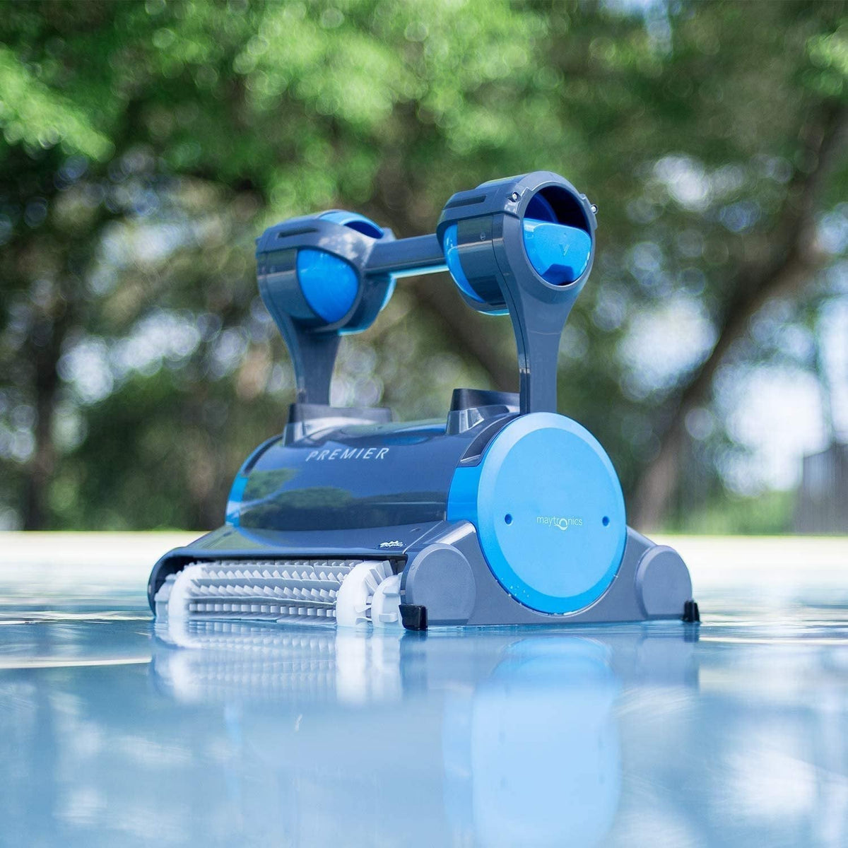 Dolphin Premier Robotic Pool Cleaner 2024 for Inground Pools up to 50ft - Prioka