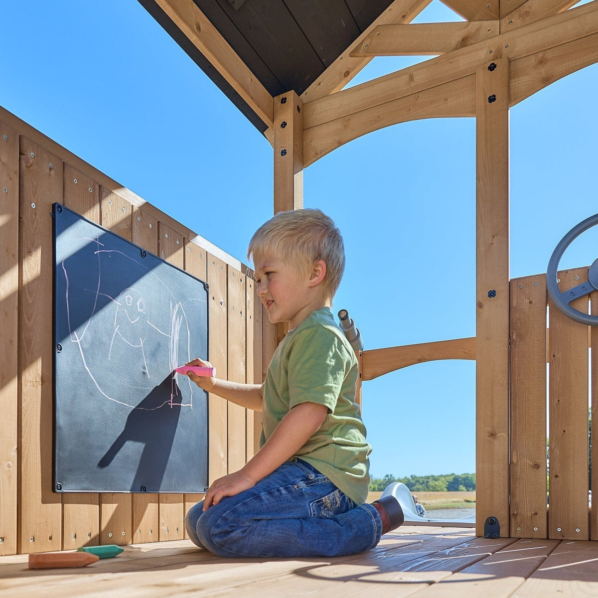 Dover Bay Swing Set with Monkey Bars - Prioka