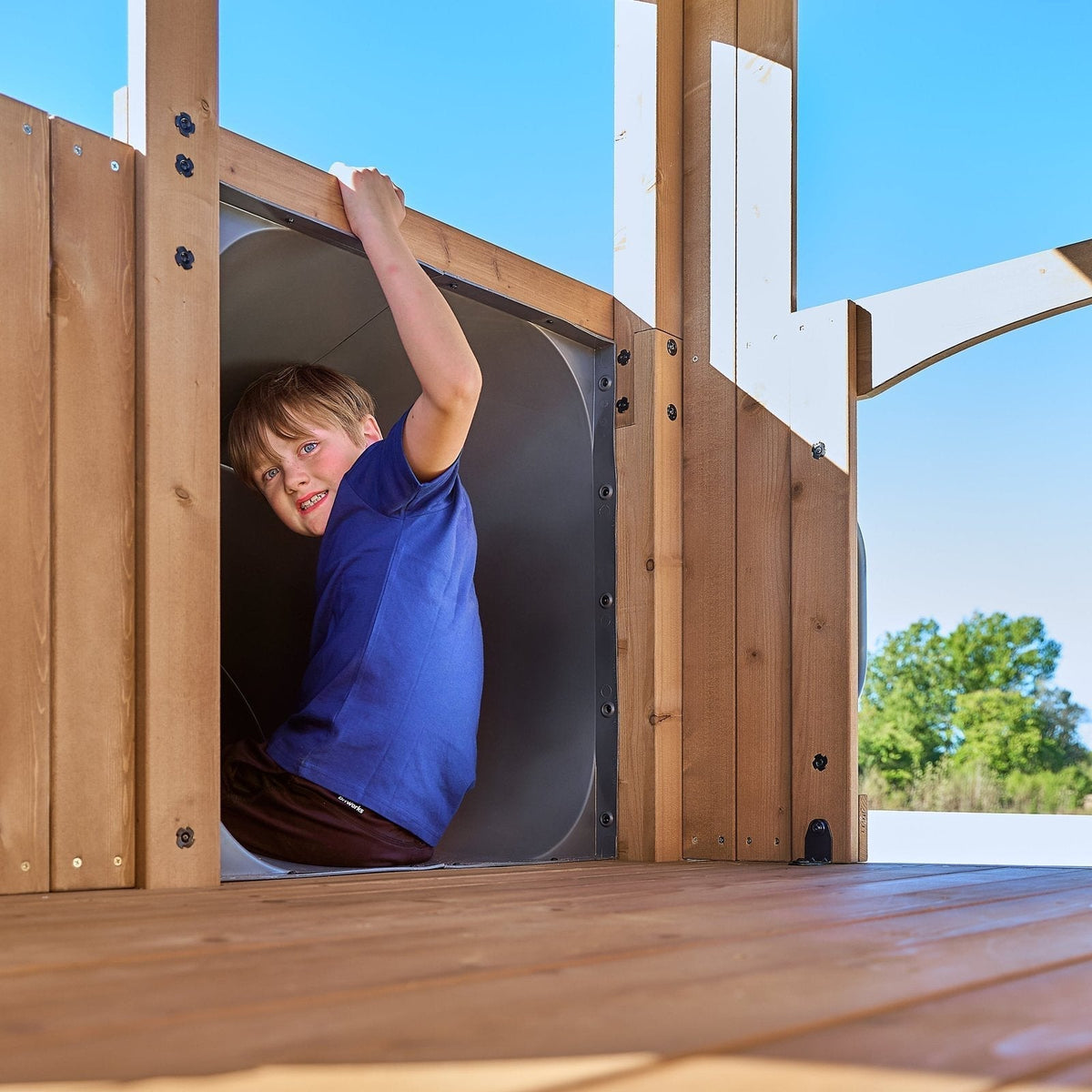 Dover Bay Swing Set with Tube Slide - Prioka