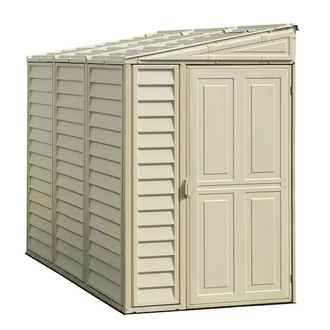 DuraMax Building Products 4-ft x 8-ft Sidemate Off-white Lean-to Vinyl Storage Sheds - Prioka