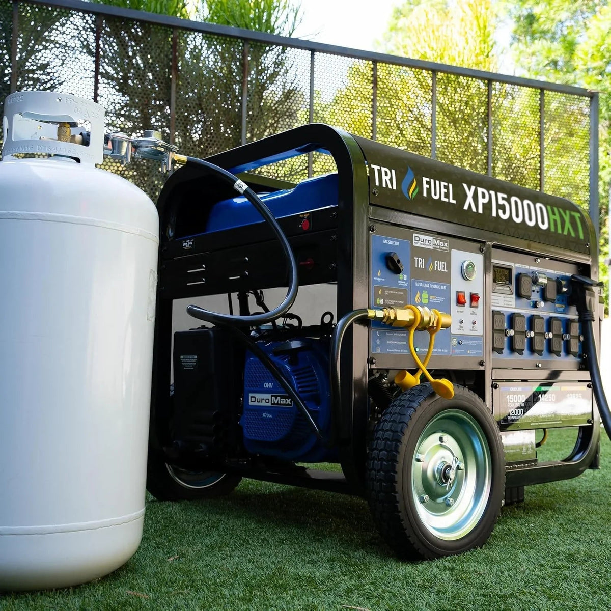 DuroMax 15,000-Watt Tri-Fuel Portables Generators XP15000HXT - Prioka