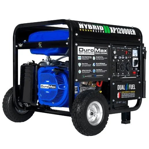DuroMax DS12000EH 12,000 Watt Dual Fuel Portable Generators. - Prioka