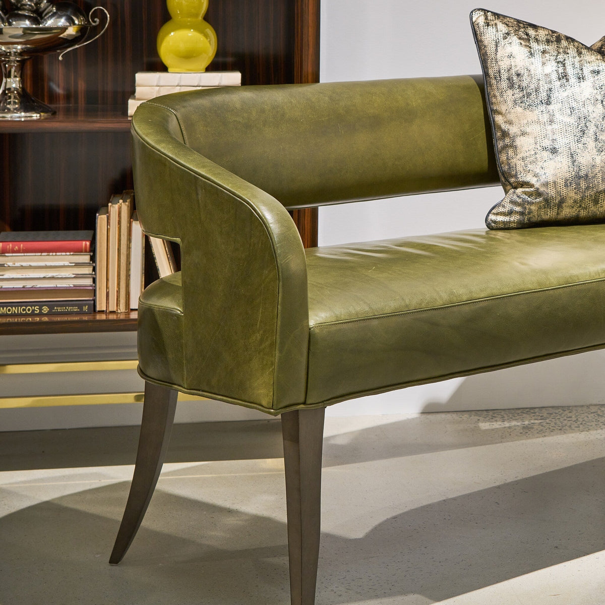 Dustin Leather Bench - Prioka