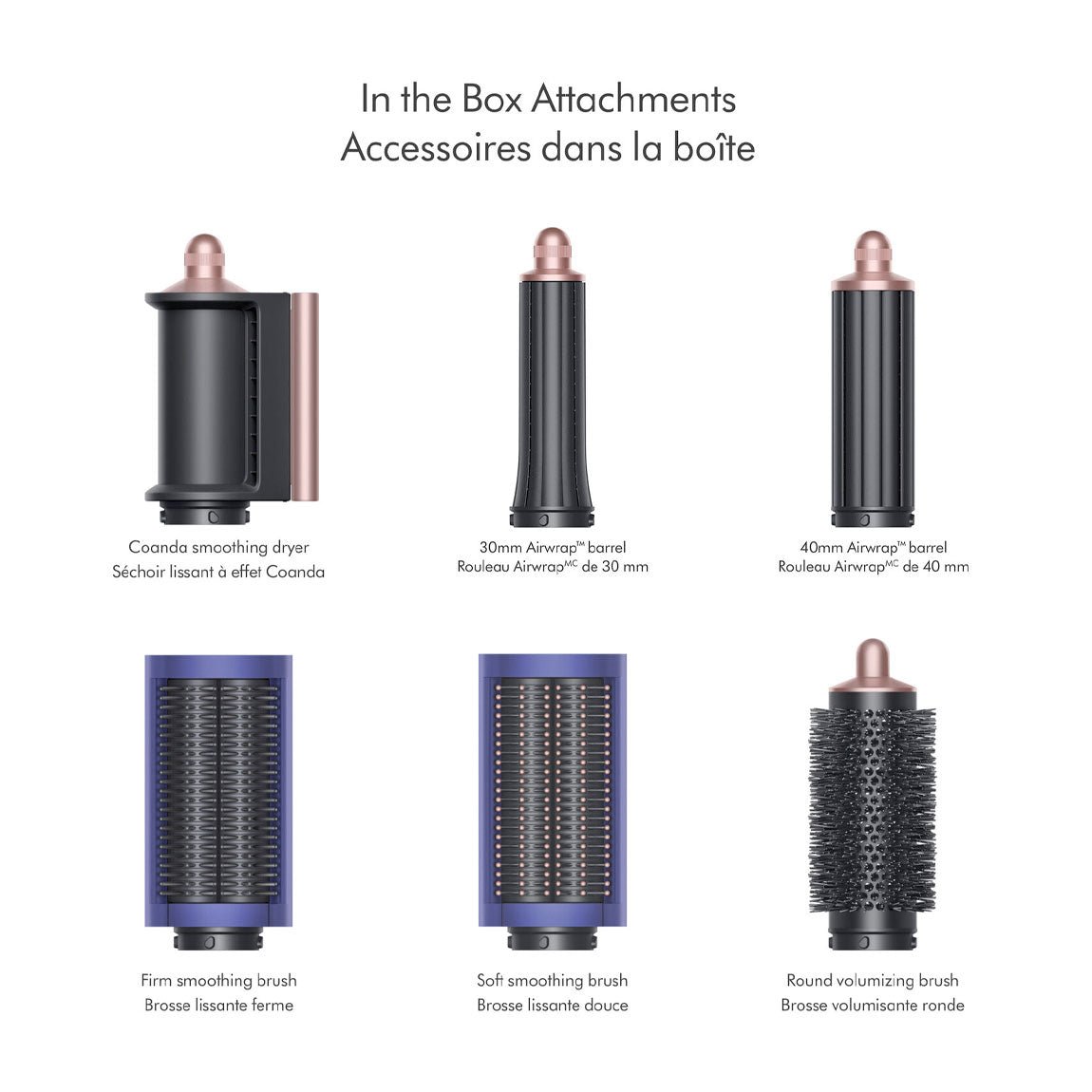 Dyson Airwrap Multi-Styler Complete Vinca Blue-Rose - Refurbished (1 Year Dyson Warranty) - Prioka