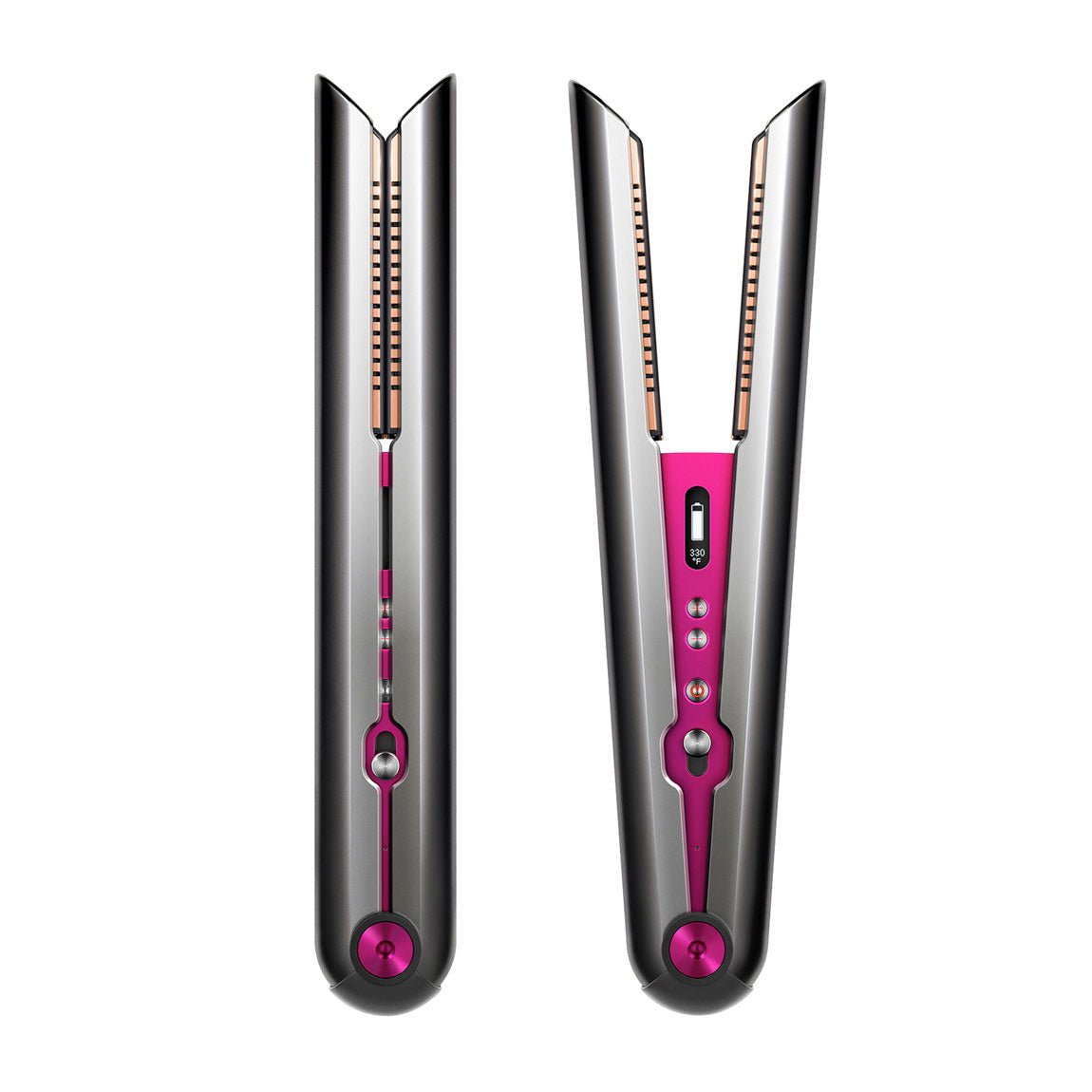 Dyson Corrale Hair Straightener - Nickel-Fuchsia - Refurbished ( 1-Year Dyson Warranty ) - Prioka