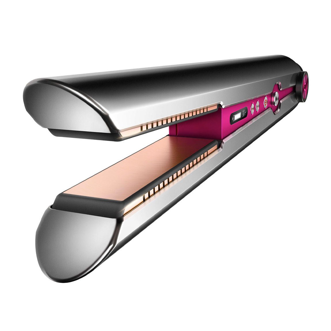 Dyson Corrale Hair Straightener - Nickel-Fuchsia - Refurbished ( 1-Year Dyson Warranty ) - Prioka