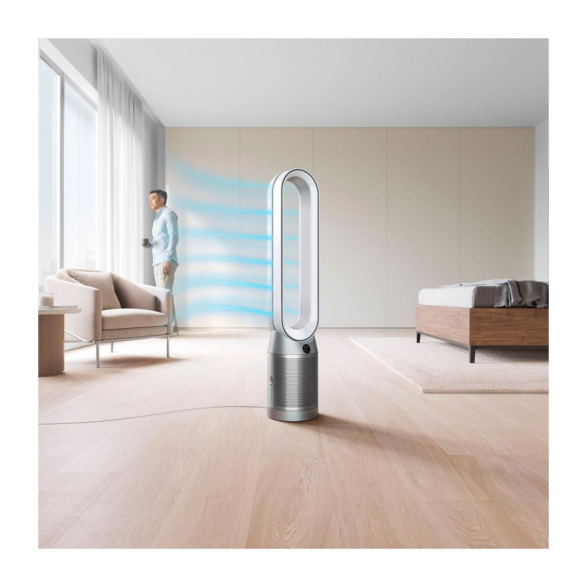 Dyson TP7A Cool Air Purifier with HEPA Filter White/Nickel - Refurbished ( 1-Year Dyson Warranty ) - Prioka