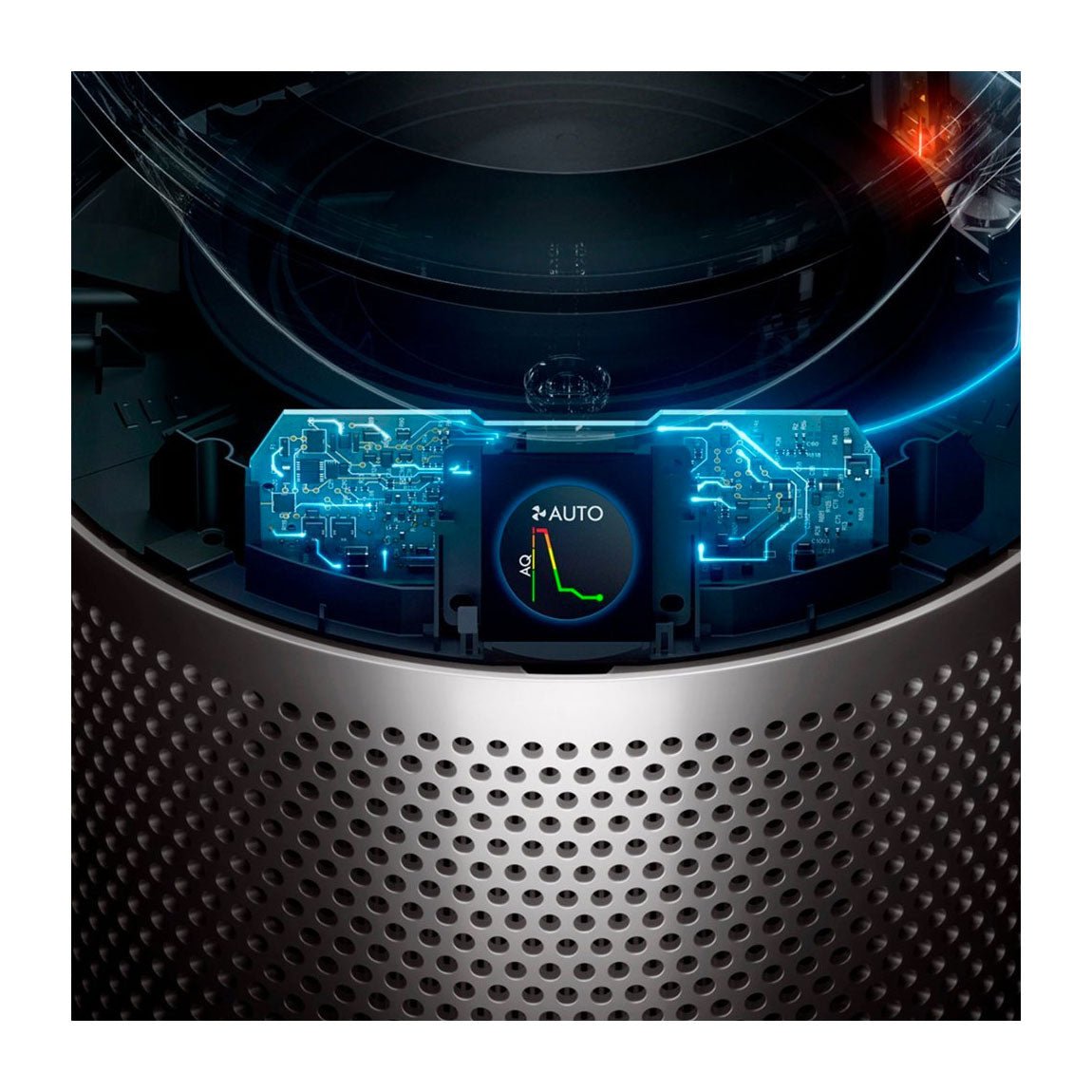Dyson TP7A Cool Air Purifier with HEPA Filter White/Nickel - Refurbished ( 1-Year Dyson Warranty ) - Prioka