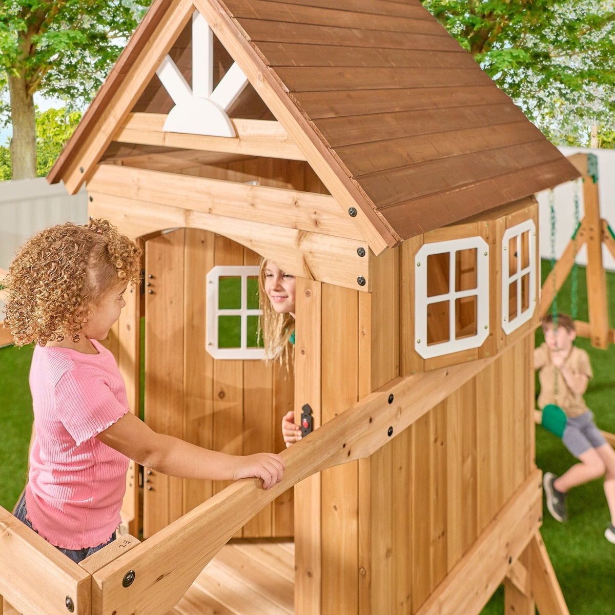 Edgewood Swing Set - Prioka