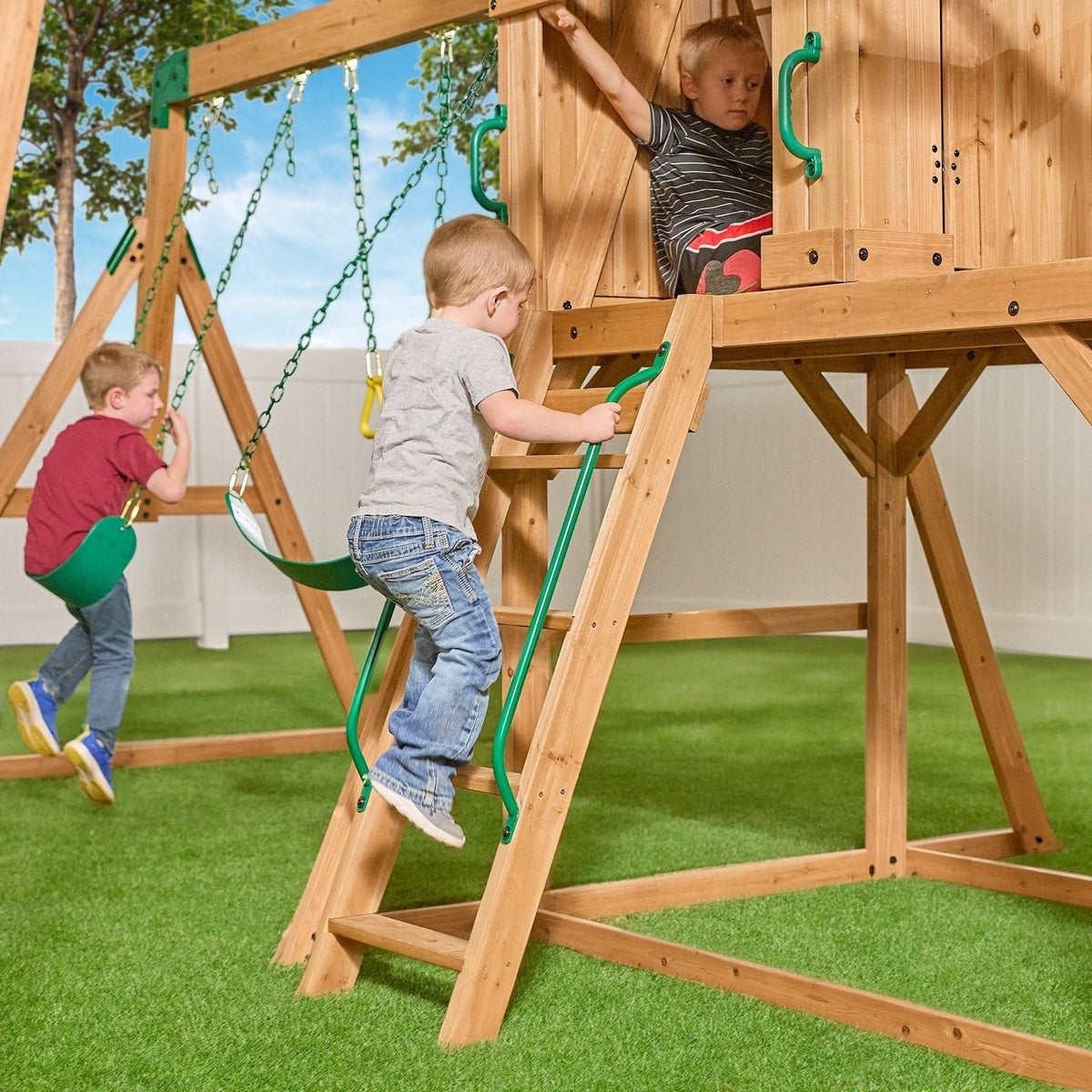 Edgewood Swing Set - Prioka