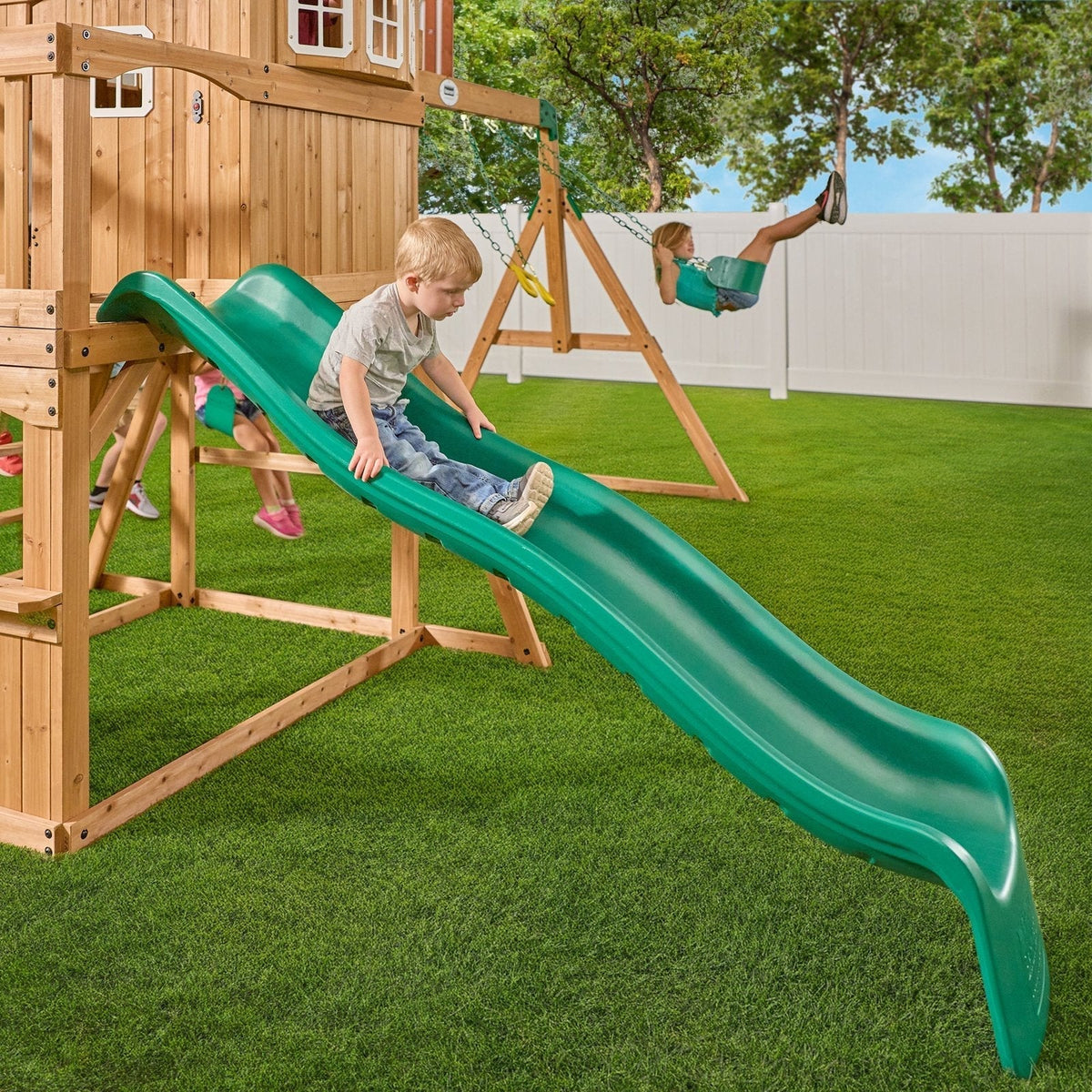 Edgewood Swing Set - Prioka