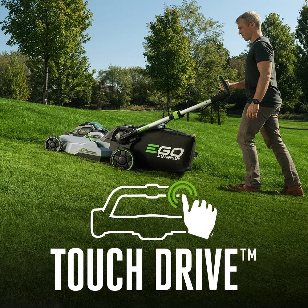 EGO 21in Select Cut Self Propelled Mower with Touchs Drive Includes G3 7.5 Batterys &038; 550w Charger (REGLM2135SP) - Prioka