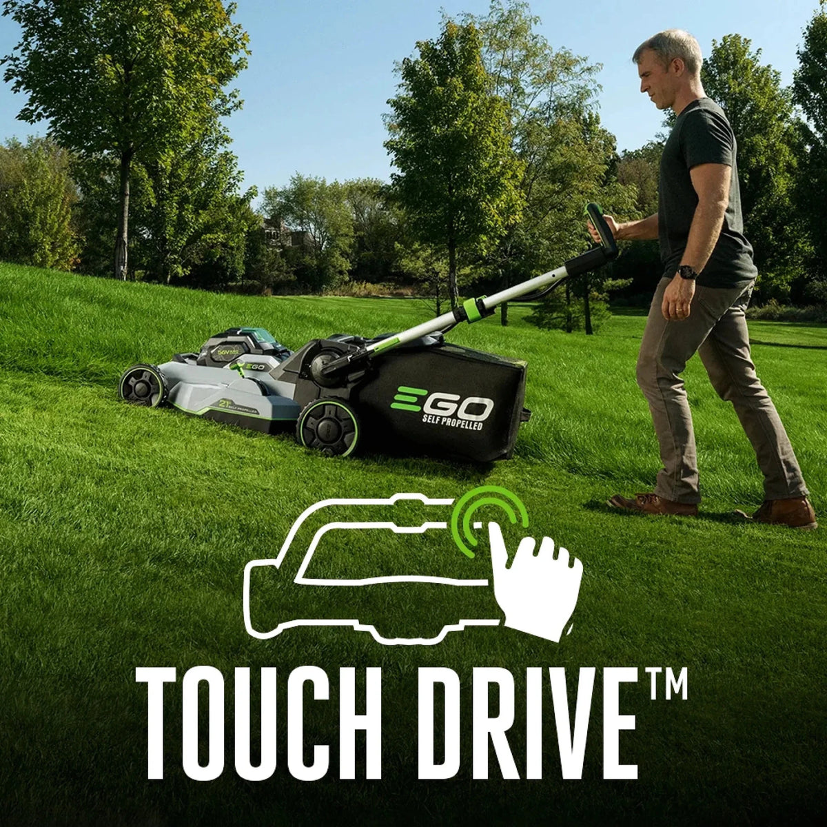 EGO POWER+ 21-Inch Select Cut Self-Propelled Lawn Mower Kit with 7.5Ah Battery & Charger - Prioka