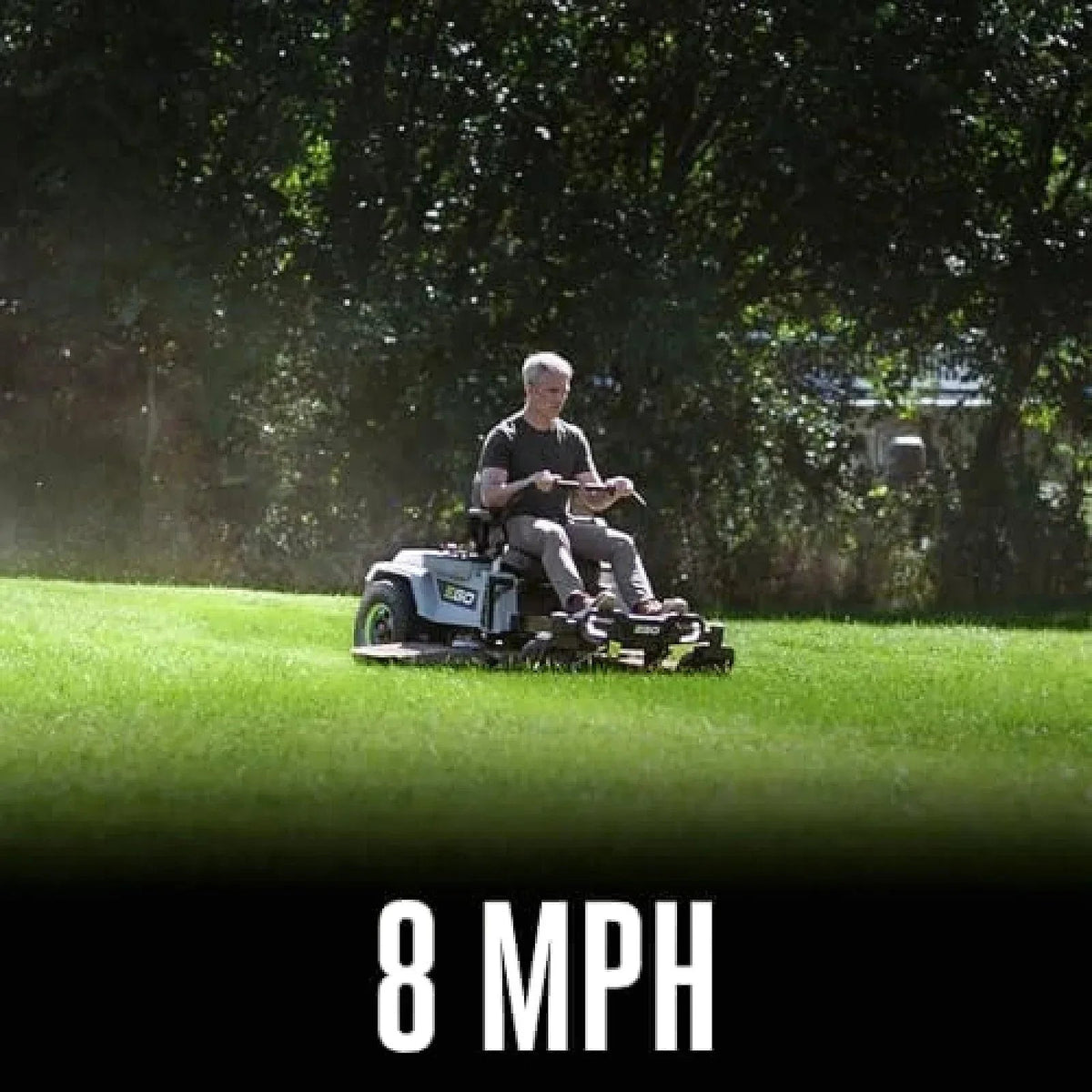 EGO Power+ Electric Riding Lawn Mower, 52″ Deck with Zero Turn Radius, Includes (6) 56V 12.0Ah Batteries and Charger – ZT5207L - Prioka