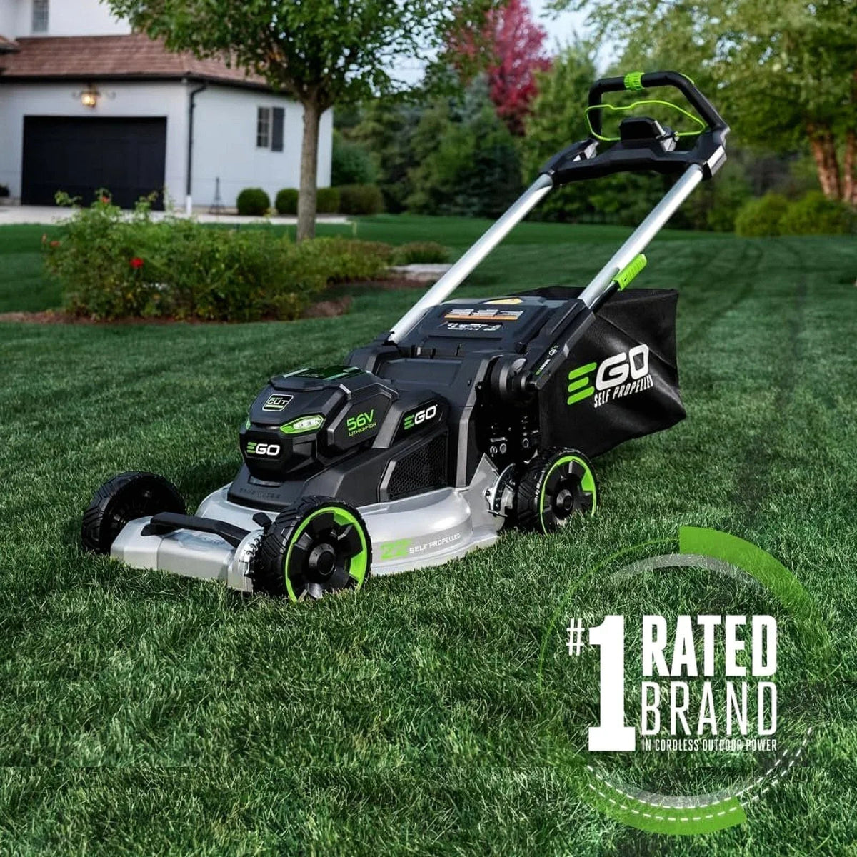EGO Power+ LM2200SP 22-Inch Aluminum Deck Select Cut Self-Propelled Lawn Mower - Prioka