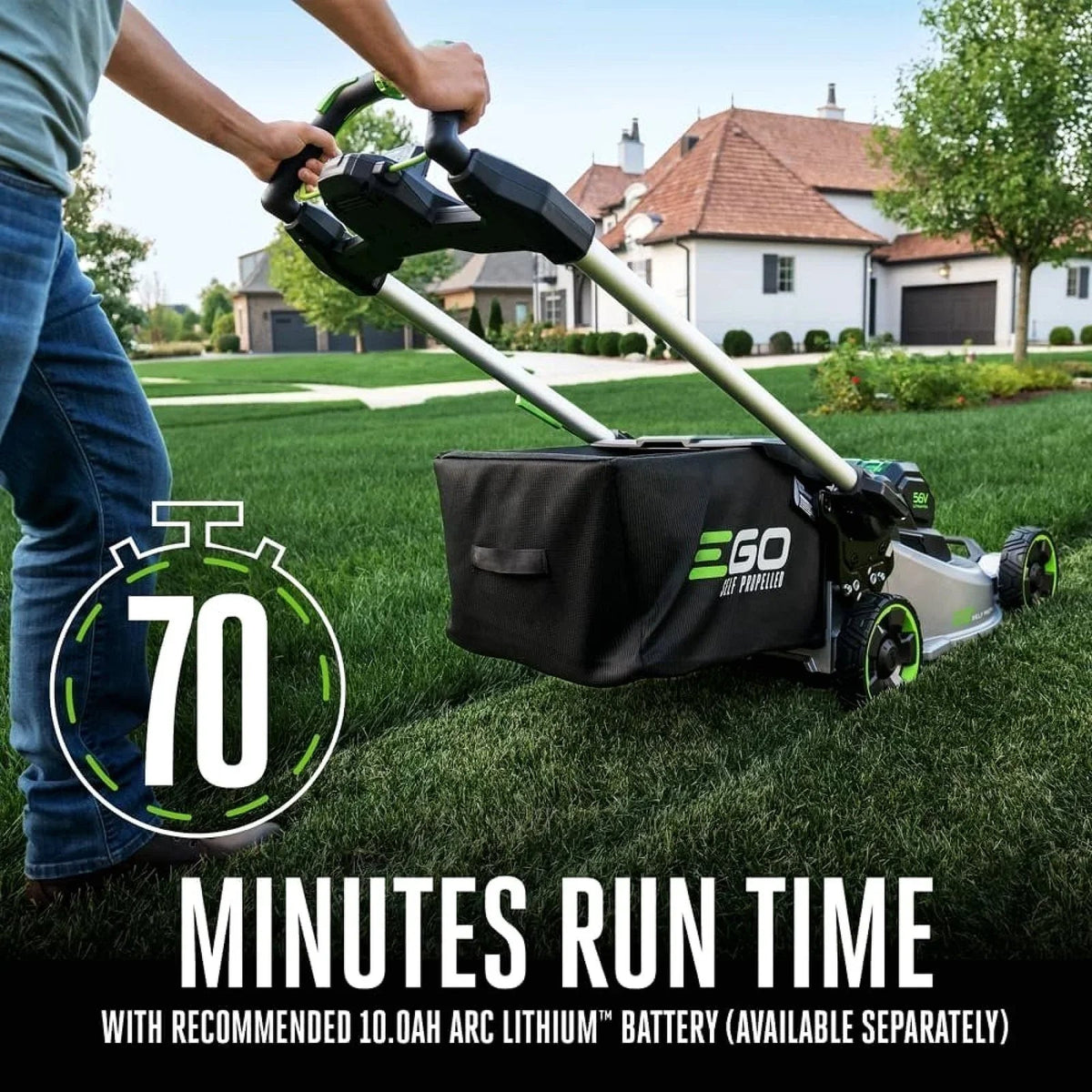 EGO Power+ LM2200SP 22-Inch Aluminum Deck Select Cut Self-Propelled Lawn Mower - Prioka