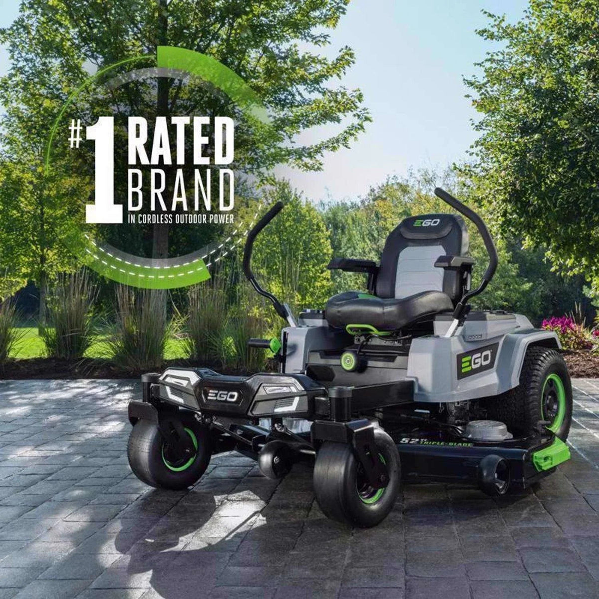 EGO Power+ Z6 ZT5207L 52 in. 56 V Battery Zero Turn Ridings Mower Kits (Battery & Charger) W/ SIX 12.0 AH BATTERIES - Prioka
