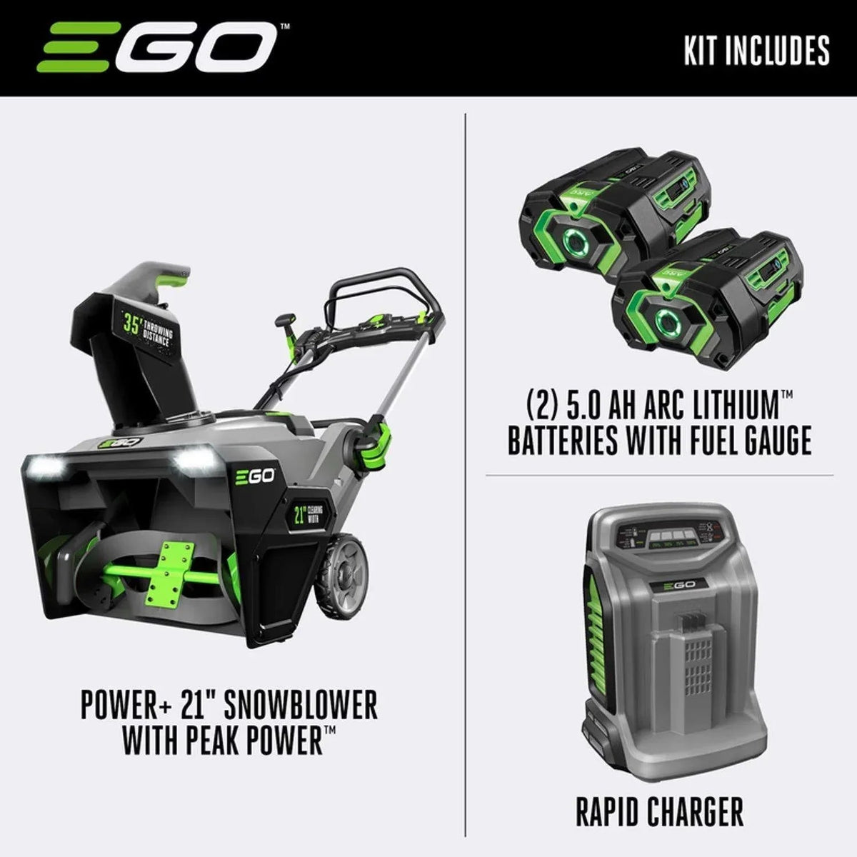 EGO SNT2102 21″ Cordless Snow Blower Kits - Prioka