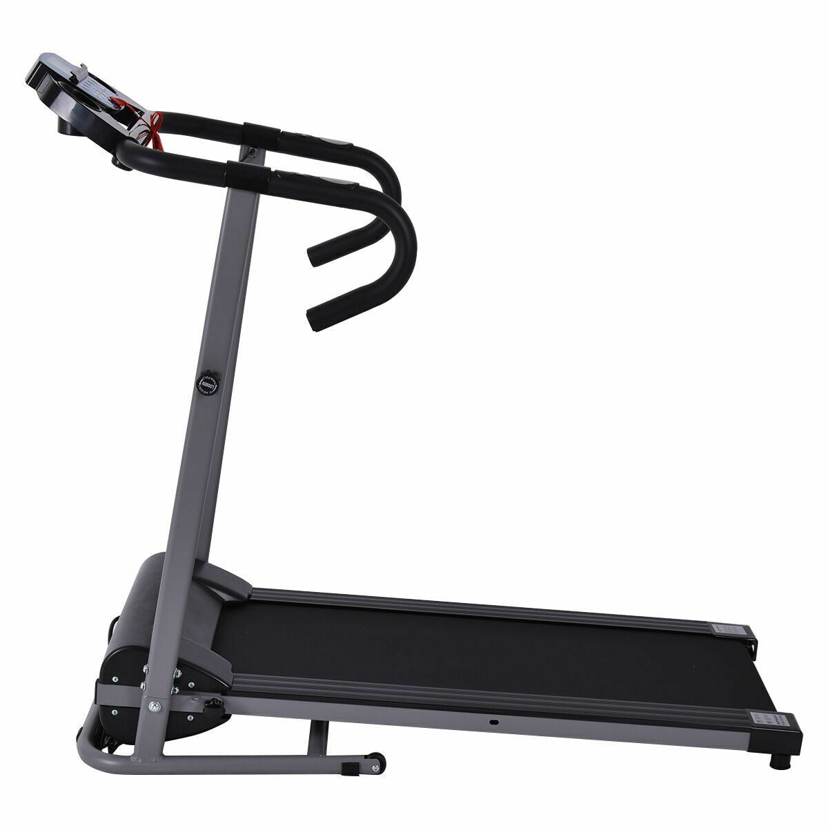Electric Folding Treadmill with LCD Display and Heart Rate Sensor - Prioka