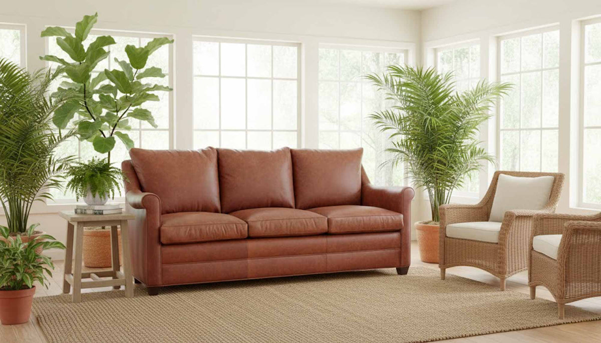 Ella Leather Loveseat - Prioka