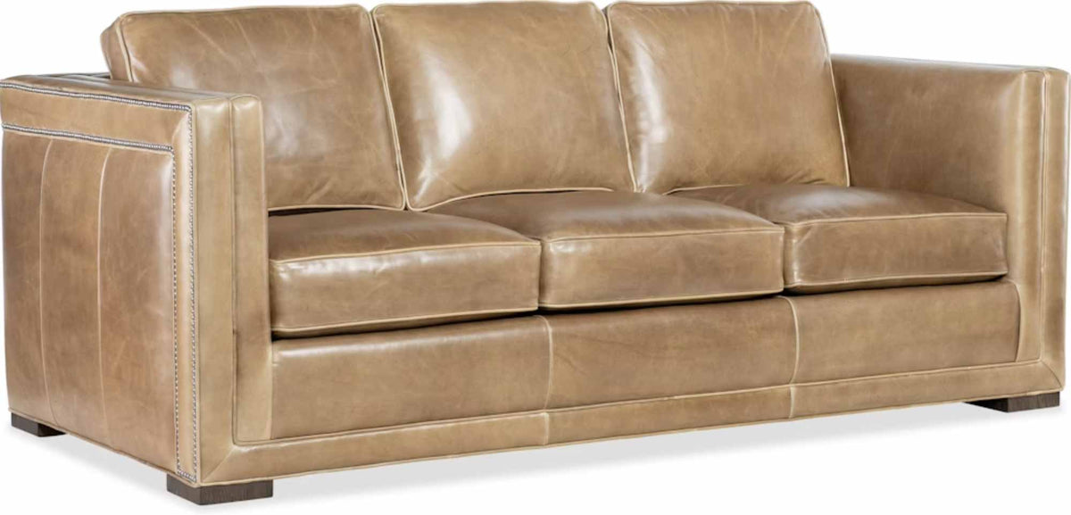 Ellary Leather Sofa - Prioka