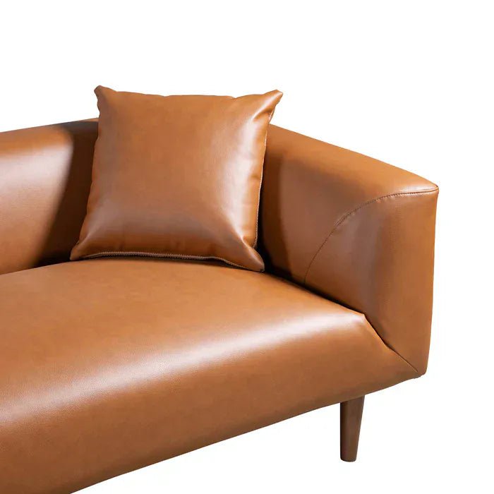 Elwood Vegan Leather Sofa - Prioka