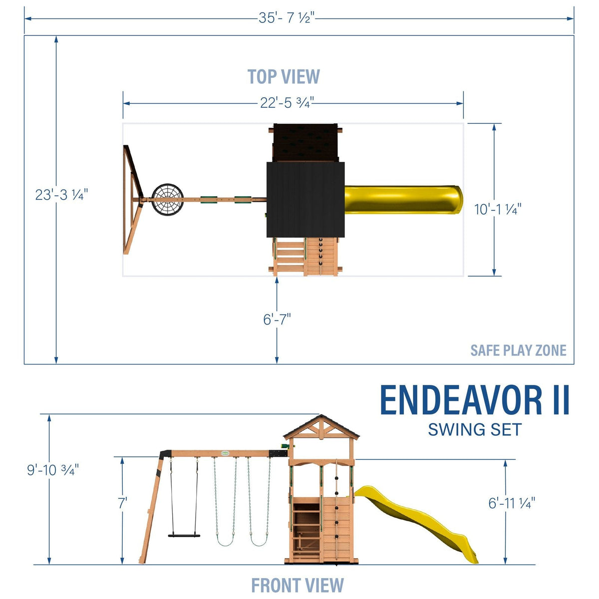 Endeavor II Swing Set - Prioka