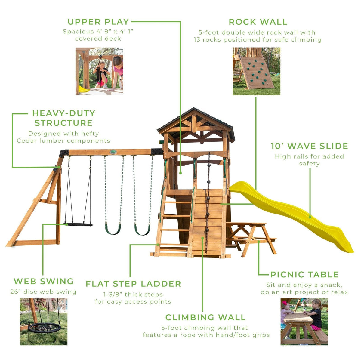 Endeavor II Swing Set - Prioka