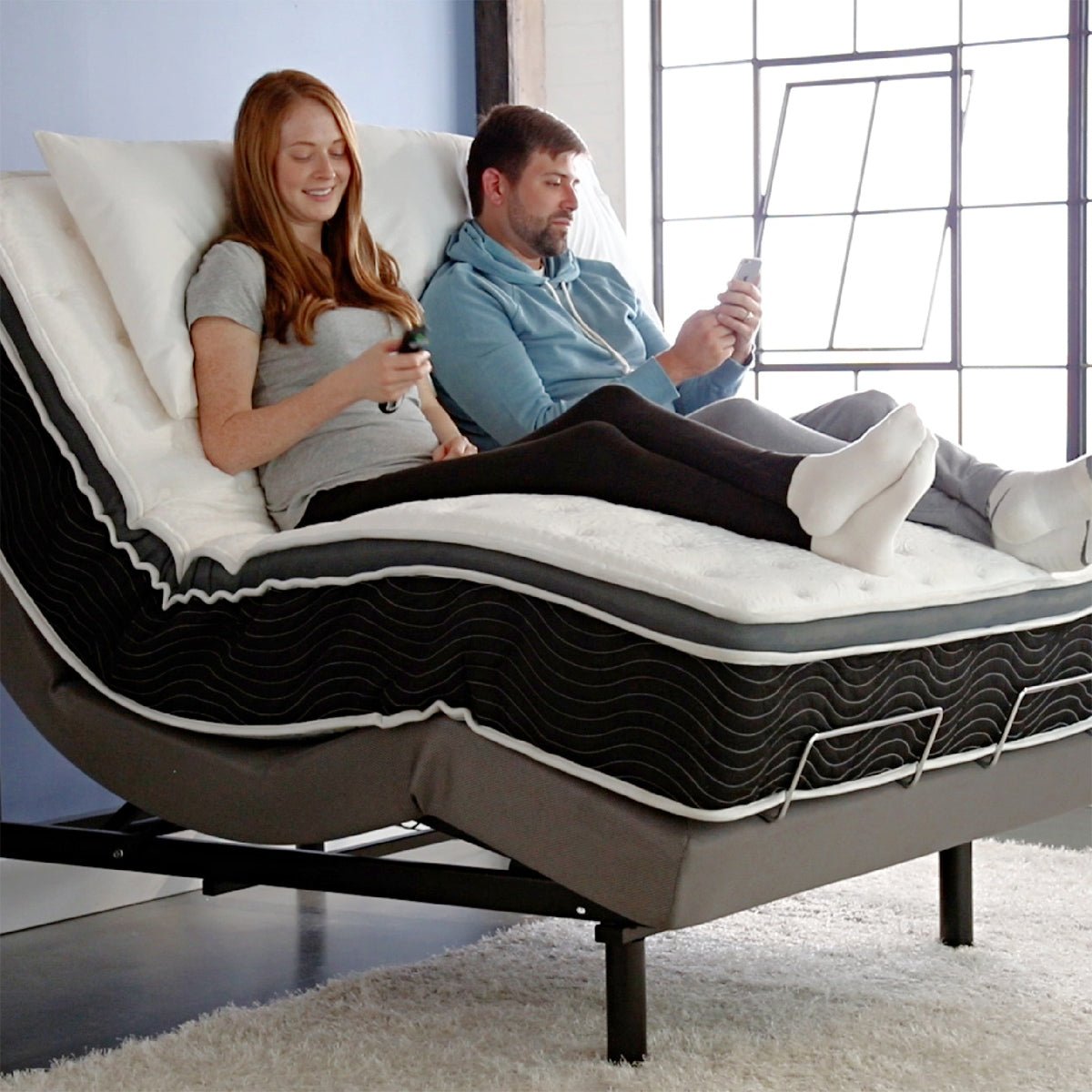 Ergo-Pedic iTilt Incline Therapy Adjustable Bed - Prioka