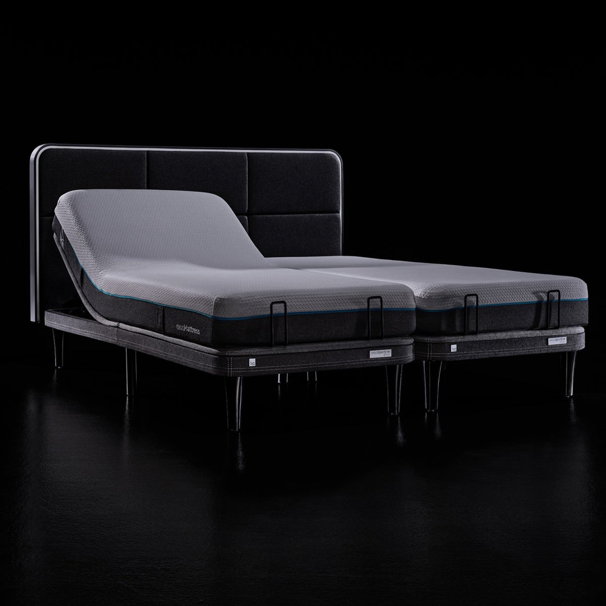 ErgoSportive Smart Adjustable Bed Base with Sleep Tracking & App Integration - Prioka