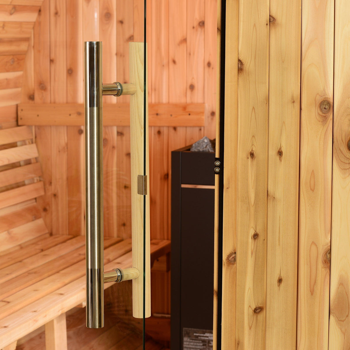 Essex 4 Person Barrel Sauna - Prioka