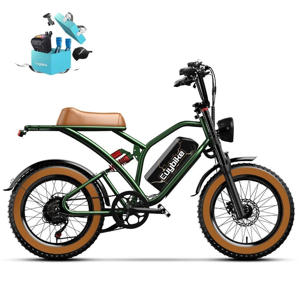 Euybike S4 Moped-Style Fat Tire Electrics Bikes - Prioka