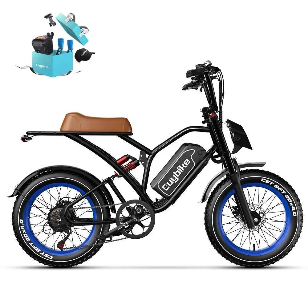 Euybike S4 Moped-Style Fat Tire Electrics Bikes - Prioka