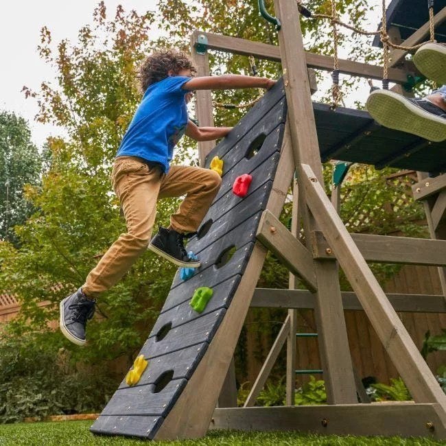 KidKraft Gladiator Quest Swing Set Gray