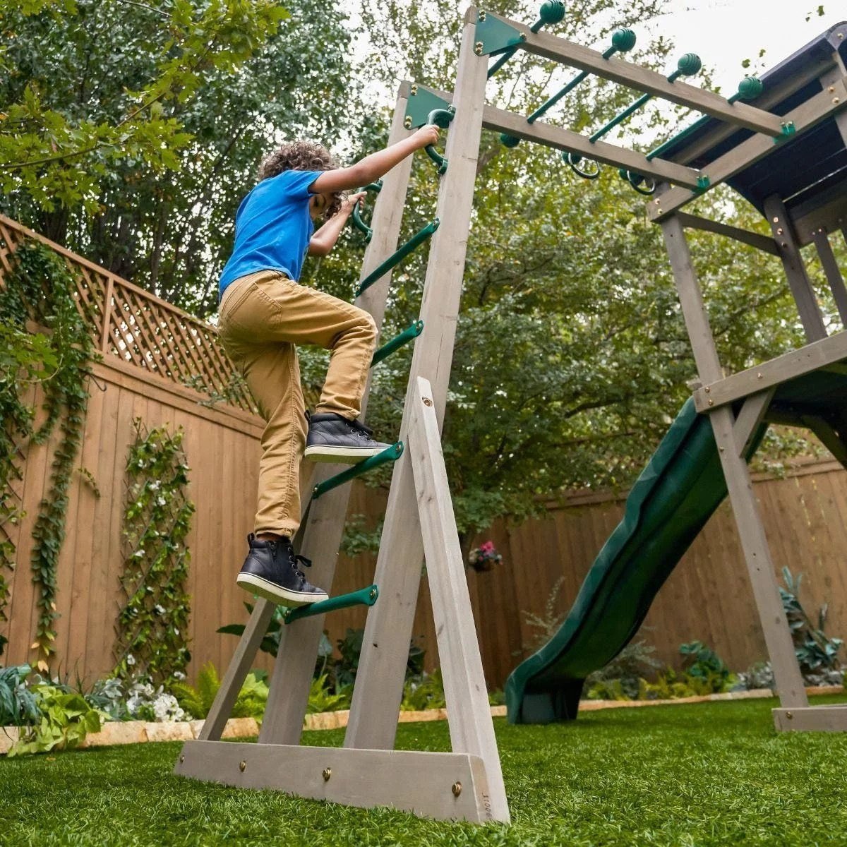 KidKraft Gladiator Quest Swing Set Gray