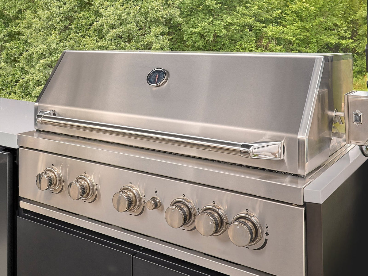 Emory Corner Outdoor Kitchen Island and Bar – Right