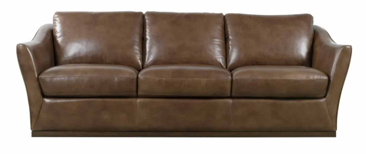 Fairytale Leather Sofa In Hazelnut - Prioka