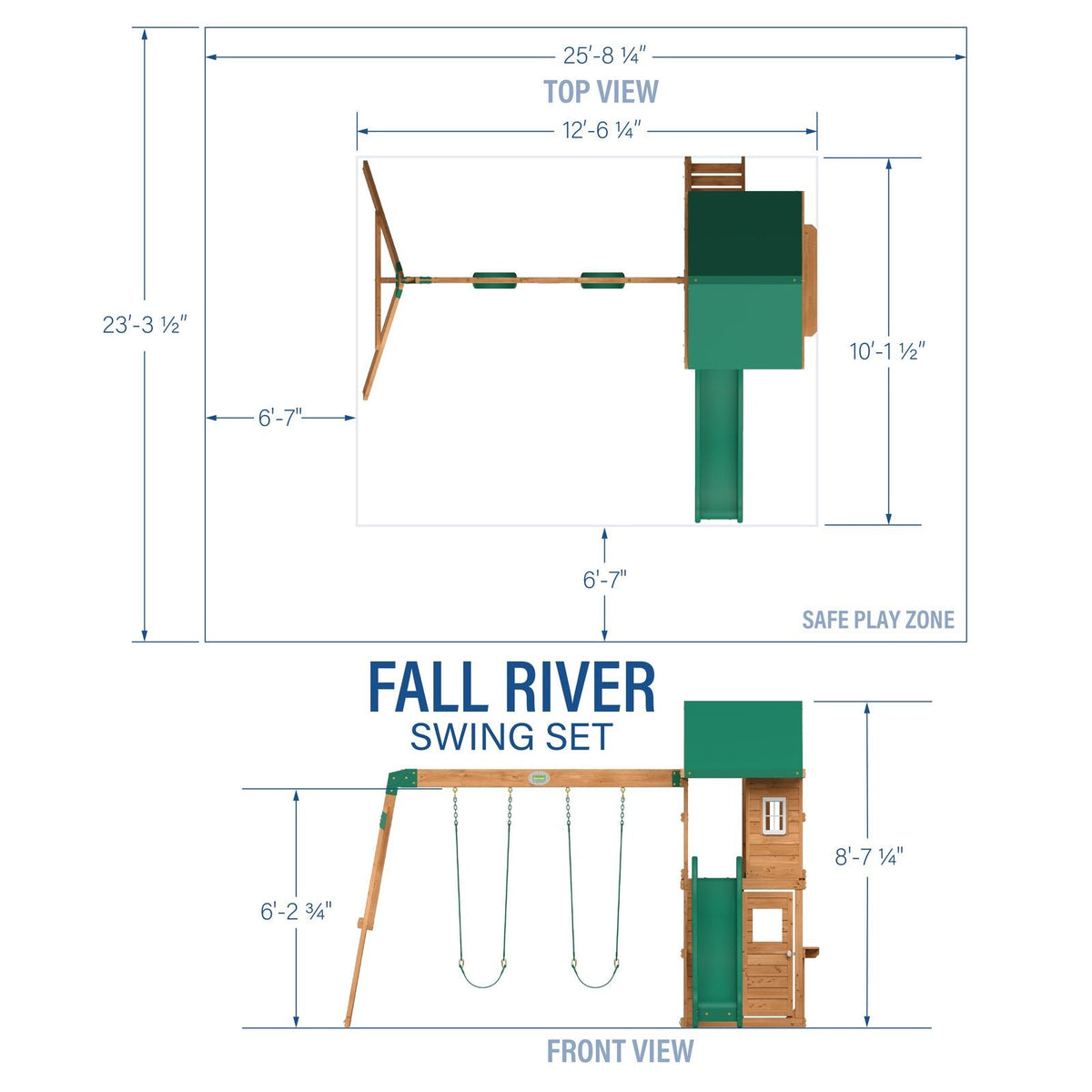 Fall River Swing Set - Prioka