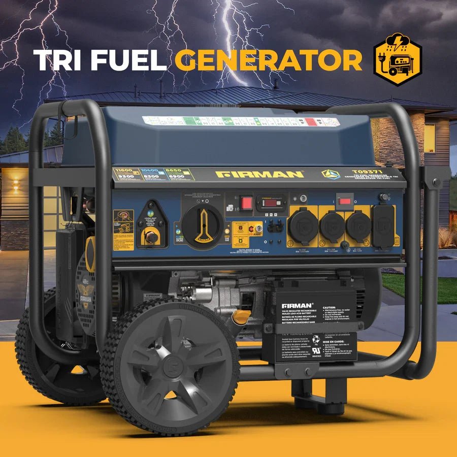 Firman 11600W Tri Fuel Portable Generators. - Prioka