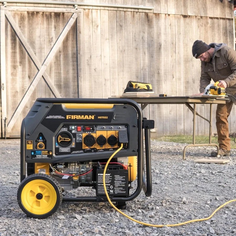 Firman H07552 9400W Dual Fuel Generators. - Prioka