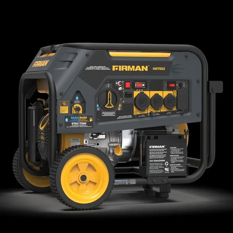 Firman H07552 9400W Dual Fuel Generators. - Prioka