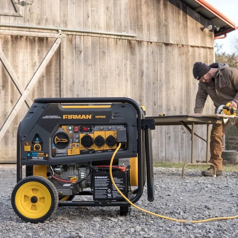 Firman H07553 7500/9400W Dual Fuel Generators. - Prioka