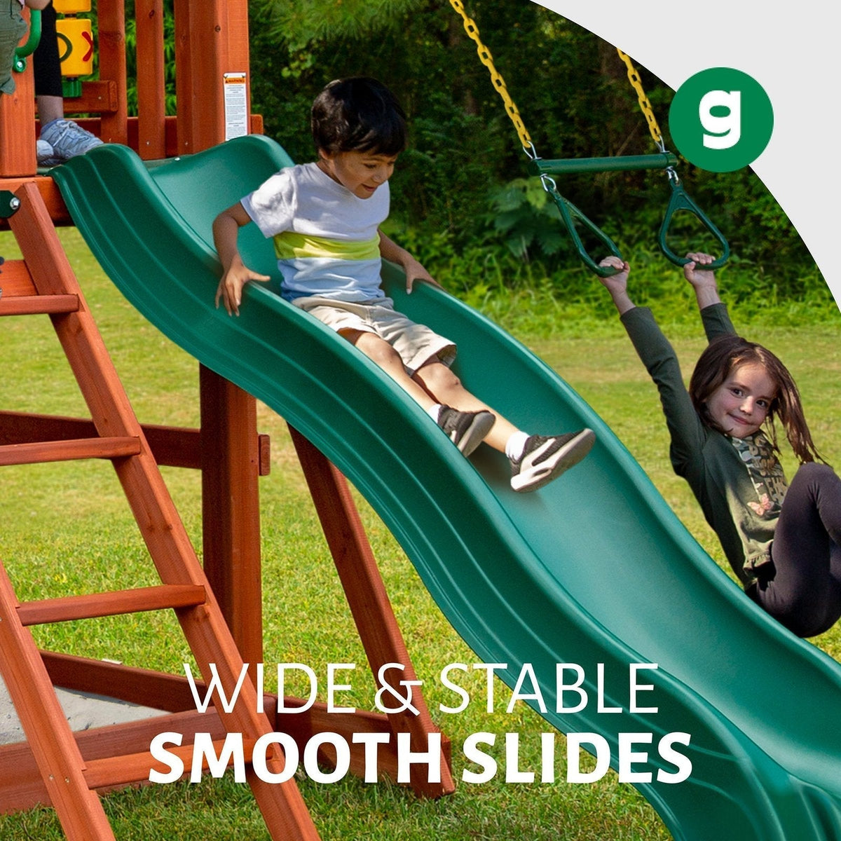 Five Star II Space Saver Swing Set for Kids - Prioka