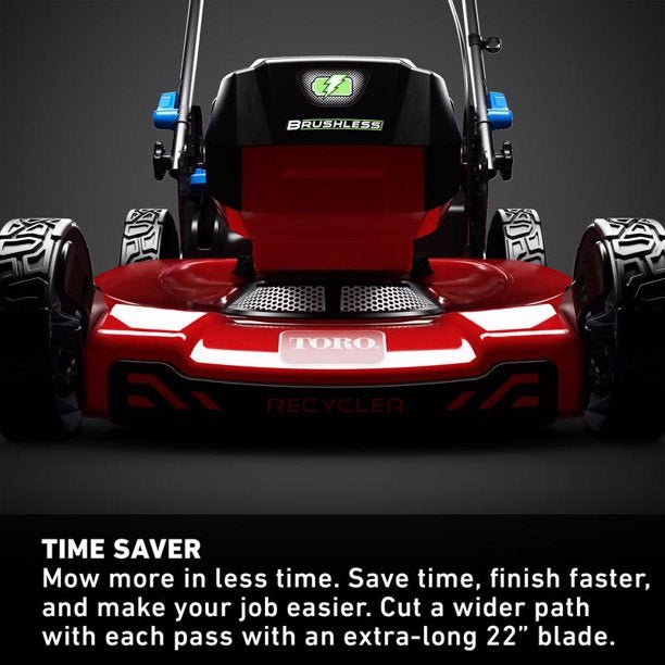 Flex-Force 60V Cordless 2-Tool Combo Kit 22 in. Recycler Walk Behind Lawn Mower &amp; Leaf Blower w/Charger &amp; Batteries - Prioka